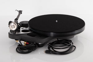 Rear view of a used Rega Planar 8 Turntable with Hana ML Cartridge