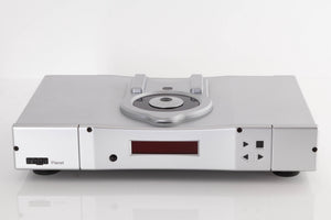 Front view of a used Rega Planet CD Player in a Silver finish