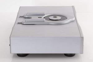 Left side view of a used Rega Planet CD Player in a Silver finish