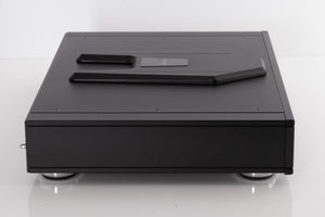 Left side view of a used Rega Saturn MK3 CD Player in a Black finish