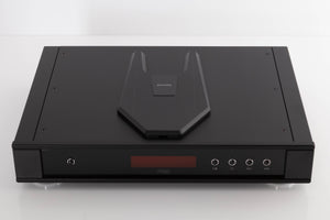 Top of a used Rega Saturn MK3 CD Player in a Black finish