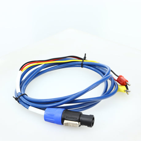 Front left angle of a used REL Baseline Blue 3.0m Subwoofer Cable