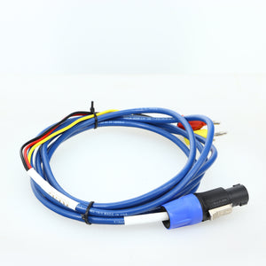 Left side view of a used REL Baseline Blue 3.0m Subwoofer Cable