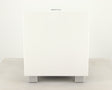 Front view of a used REL T-Zero MKIII Subwoofer in a piano white finish