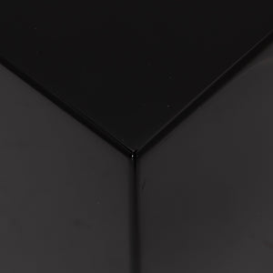 Front right corner of a used REL T-Zero Subwoofer in a Piano Black finish
