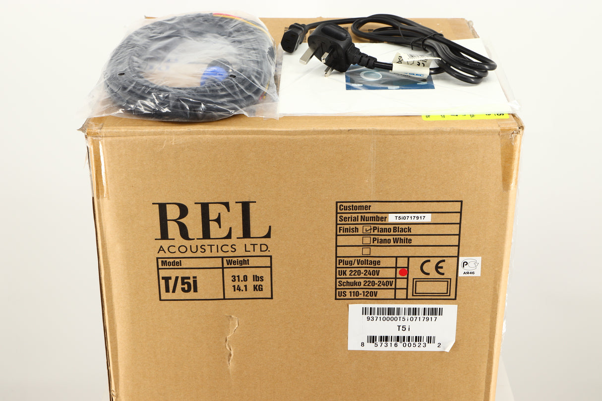 REL T5i Subwoofer - Piano Black