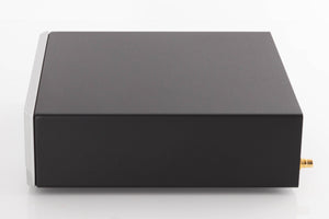 Right side view of a used Resolution Opus 21 CD Compact Disc Player in a Silver finish