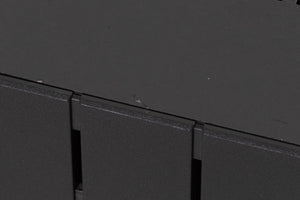 Close up of a used Revox B251 Integrated Amplifier showing scratches on top