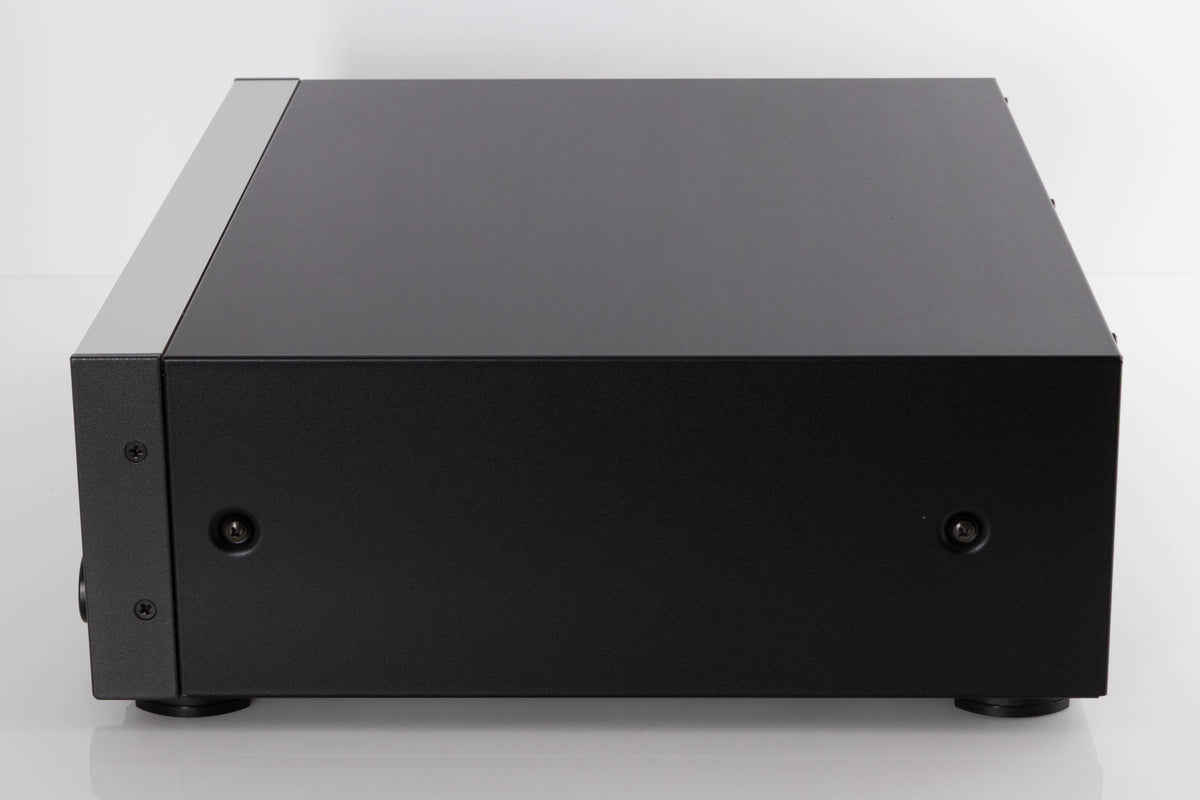 Right side view of a used Revox C115 Cassette Tape Deck in a Black finish