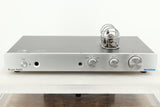 Front view of a used Rogue Audio Metis Magnum Valve Pre Amplifier in Silver finish
