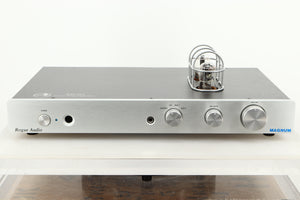 Front view of a used Rogue Audio Metis Magnum Valve Pre Amplifier in Silver finish