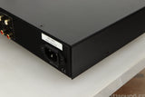 Rear right corner view of a used Rogue Audio Metis Magnum Valve Pre Amplifier in Silver finish