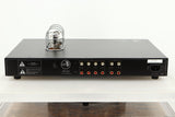 Rear view of a used Rogue Audio Metis Magnum Valve Pre Amplifier in Silver finish
