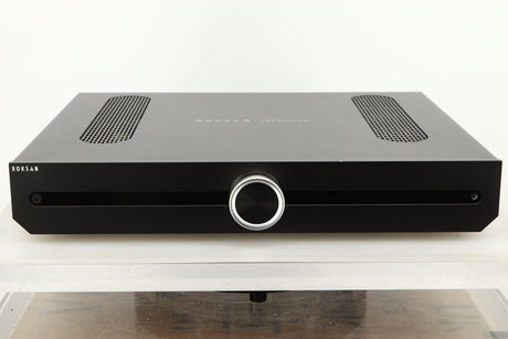 Front view of a used Roksan Attessa Integrated Amplifier in Black finish 