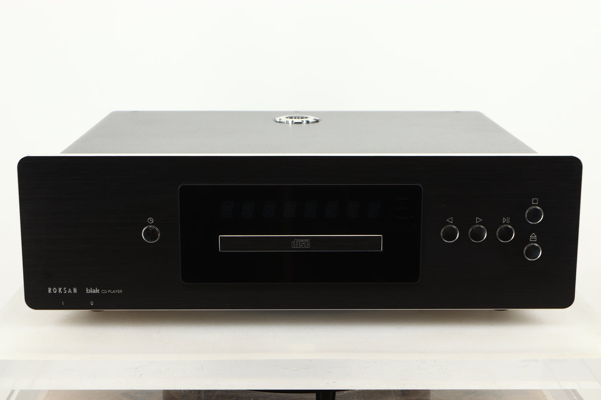 Front view of a used Roksan BLAK CD Player in Charcoal finish