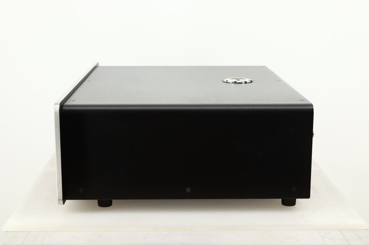 Side view of a used Roksan BLAK CD Player in Charcoal finish