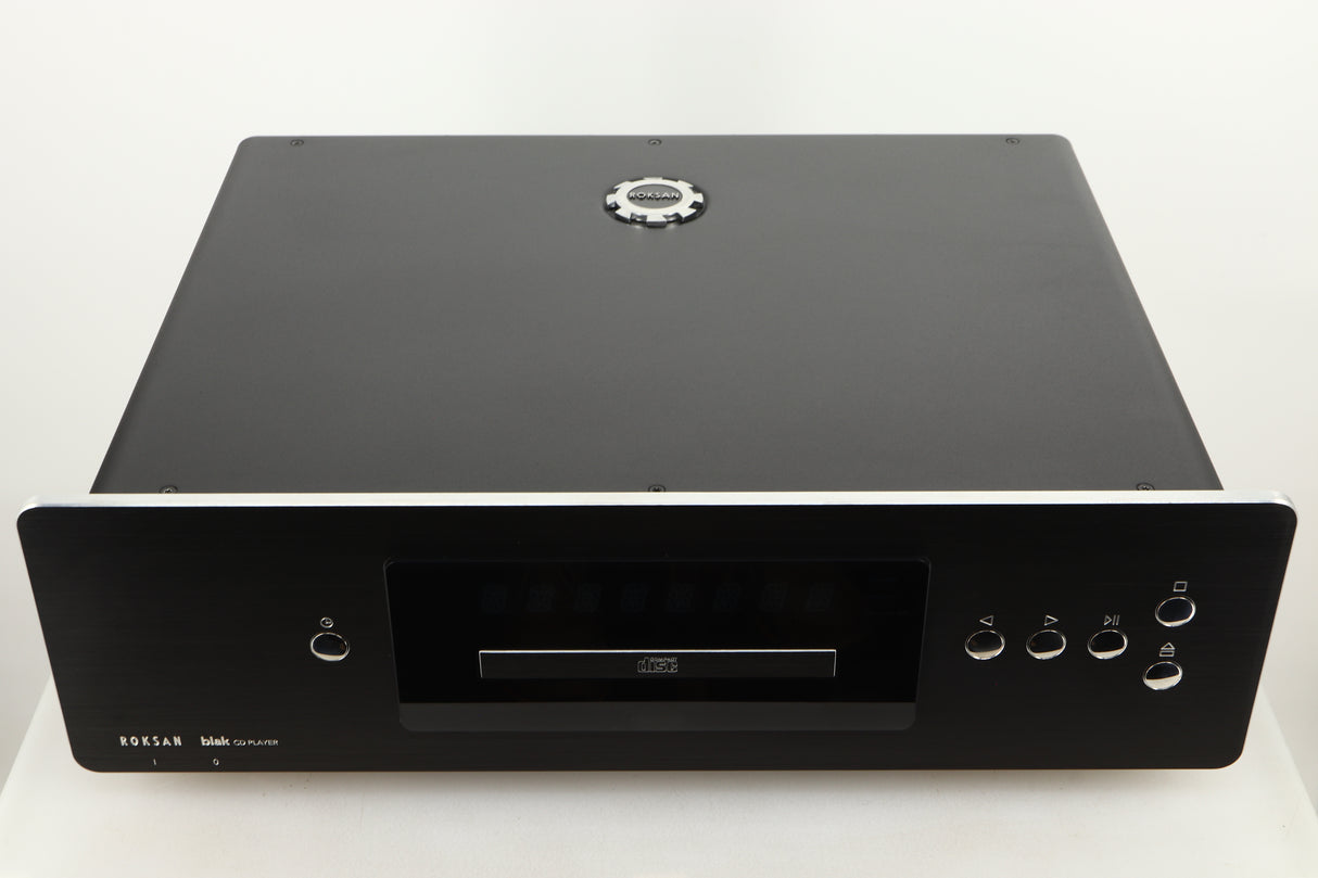 Top view of a used Roksan BLAK CD Player in Charcoal finish