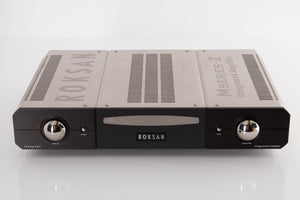 Front view of a used Roksan Caspian M2 Integrated Amplifier in Black