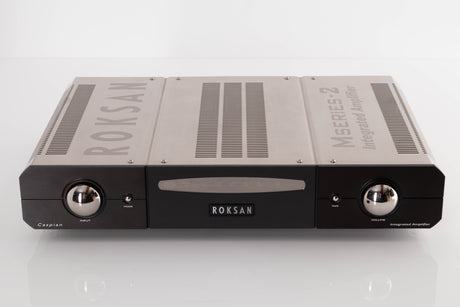 Front view of a used Roksan Caspian M2 Integrated Amplifier in Black