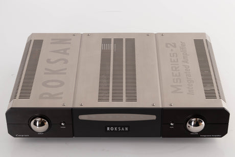 Top view of a used Roksan Caspian M2 Integrated Amplifier in Black