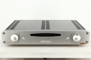 Front view of a used Roksan Caspian M Series-1 Dual Mono Pre Amplifier in Silver finish