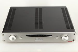 Top view of a used Roksan Caspian M Series-1 Dual Mono Pre Amplifier in Silver finish