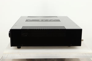 Side view of a used Roksan Kandy KA-1 MkIII Integrated Amplifier in Black finish