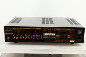 Rear view of a used Roksan Kandy KA-1 MkIII Integrated Amplifier in Black finish 