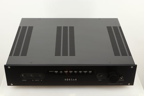 Top view of a used Roksan Kandy KA-1 MkIII Integrated Amplifier in Black finish 