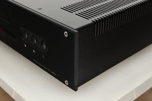 Front right corner view of a used Roksan Kandy KC1 MkIII CD Player in Black finish 