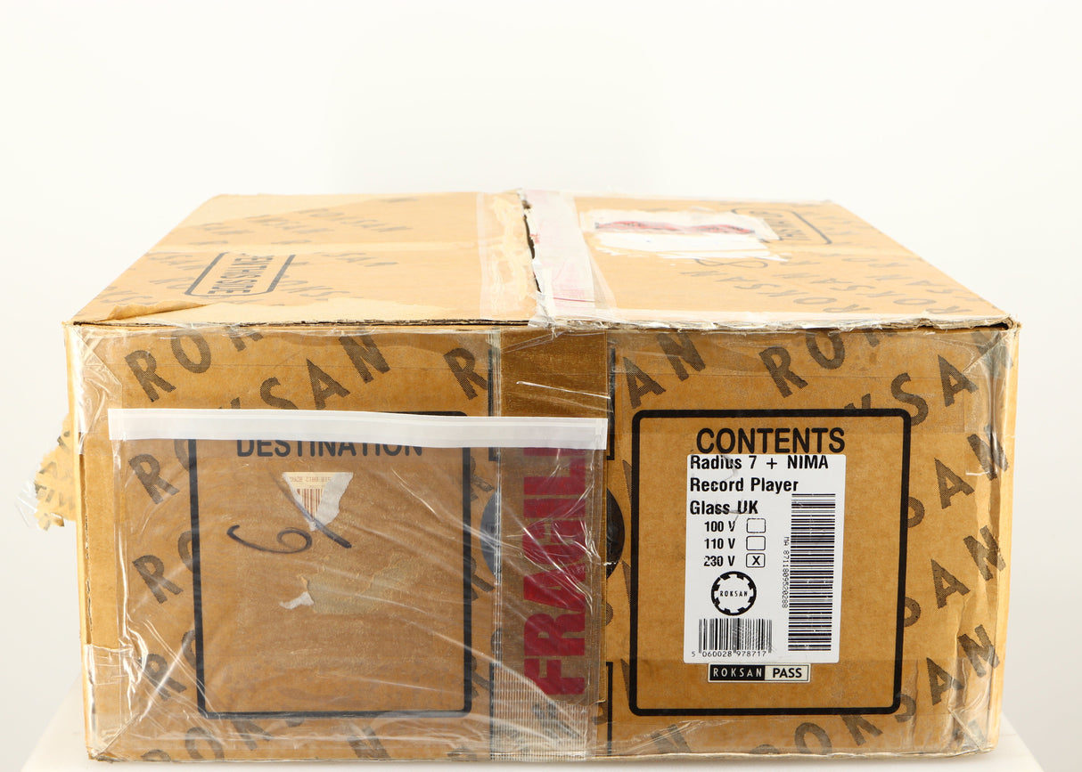 Box for a used Roksan Radius 7 Turntable / T-VM95ML Cartridge