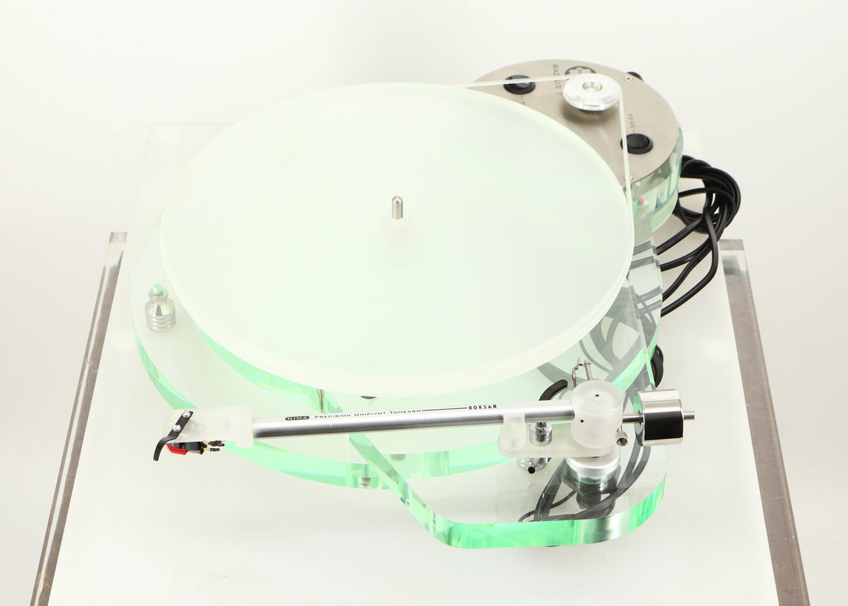 Right side view of a used Roksan Radius 7 Turntable / T-VM95ML Cartridge 