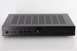 Front view of a used Rotel A10 MKII Integrated Amplifier in Black finish