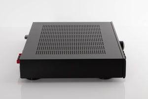 Side view of a used Rotel A11MKII Integrated Amplifier