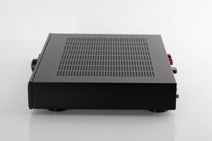 Side view of a used Rotel A11MKII Integrated Amplifier