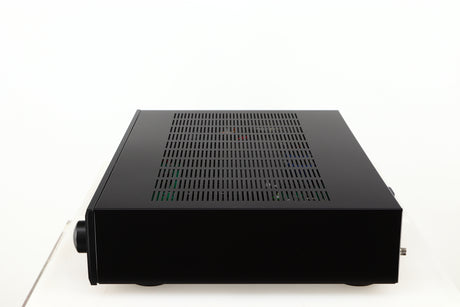 Right side view of a used Rotel A14 MKII Integrated Amplifier in a black finish