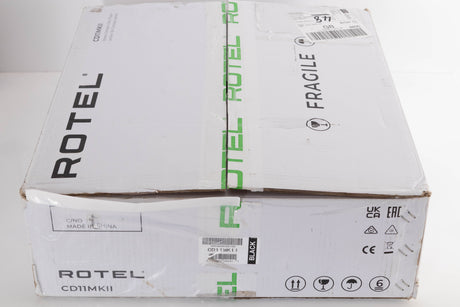 Box for a used Rotel CD11 MKII CD Player in a Black finish