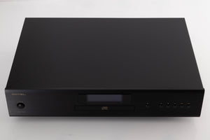 Top of a used Rotel CD11 MKII CD Player in a Black finish