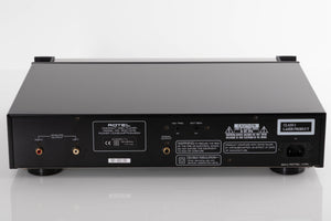 Rear view of a used Rotel RCD-1072 CD Player in Silver