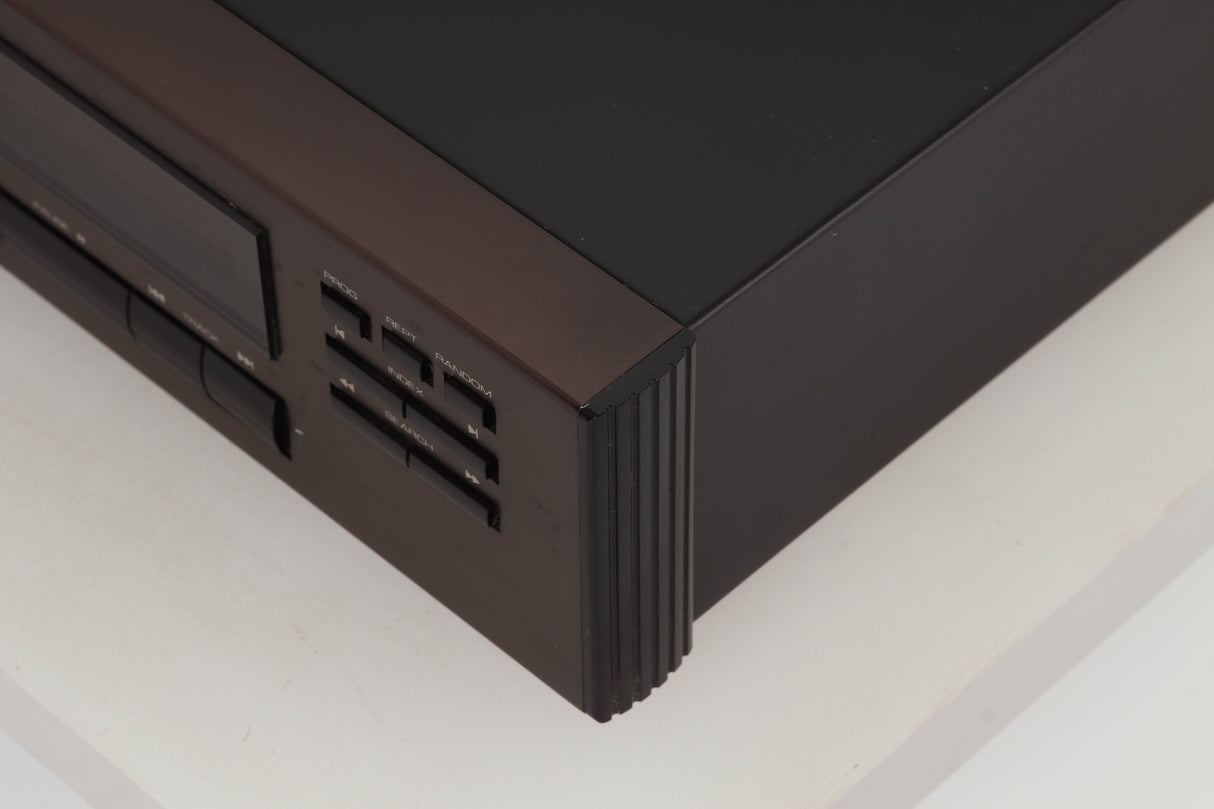 Front right corner view of a used Rotel RCD-965BX CD Player