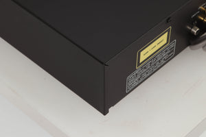 Rear left corner view of a used Rotel RCD-965BX CD Player