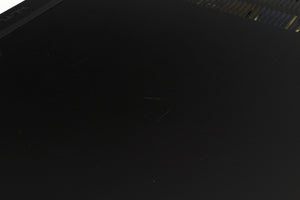 Close up of a used Rotel RSP-1066 Pre Amplifier / Processor in a black finish showing some marks on top