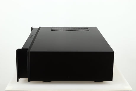 Right side view of a used Rotel RSP-1066 Pre Amplifier / Processor in a black finish