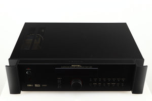 Top of a used Rotel RSP-1066 Pre Amplifier / Processor in a black finish