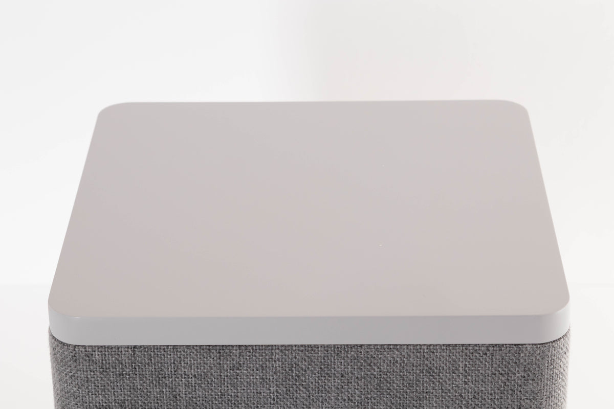 Top view of a used Ruark Audio RS-1 Subwoofer in Soft Grey