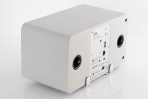 Rear right corner of a used Ruark MRX Streaming Speaker