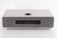Front view of a used Ruark R5 Music System in Soft Grey