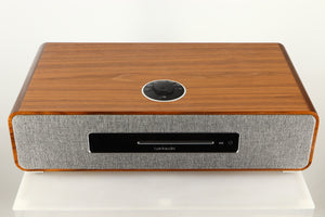 Top view of a used Ruark R5 Music System in Walnut finish