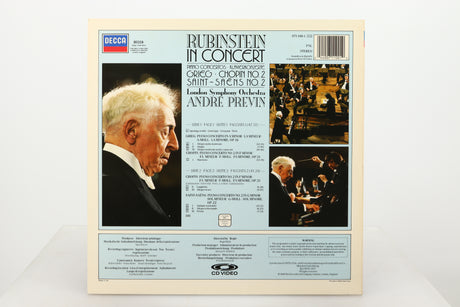 Rubinstein In Concert back