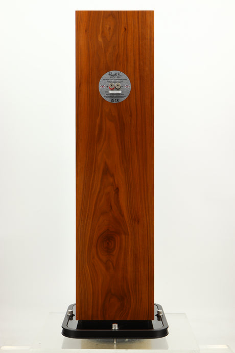 Rear view of a used Russell K Red 150SE Floorstanding Speaker in Walnut finish
